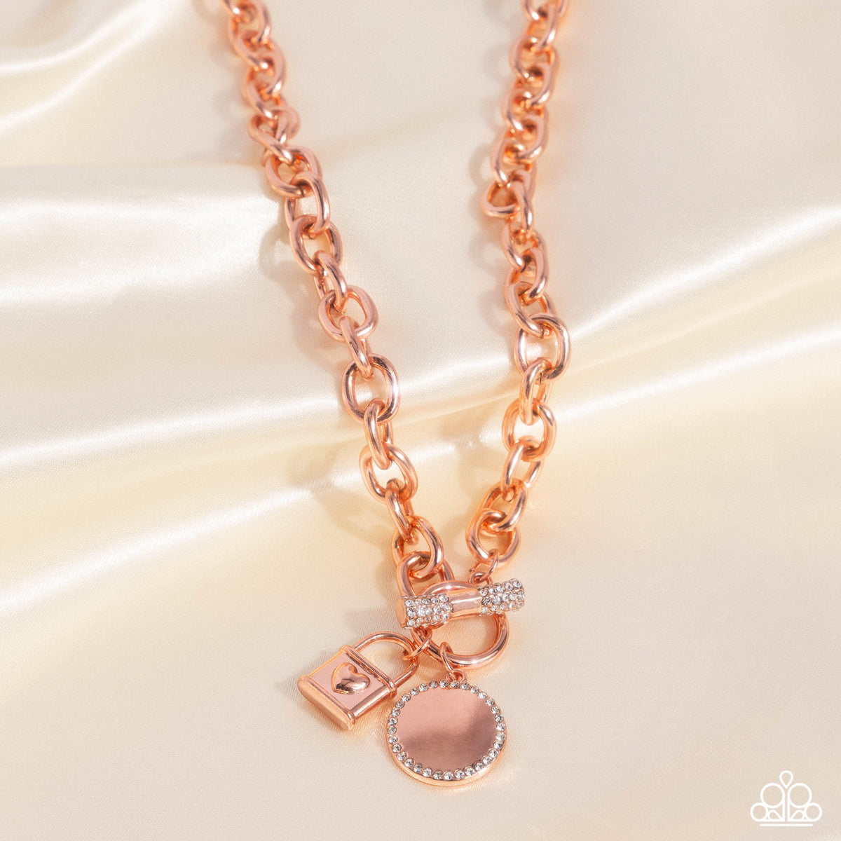 Locked Lady Copper Necklace