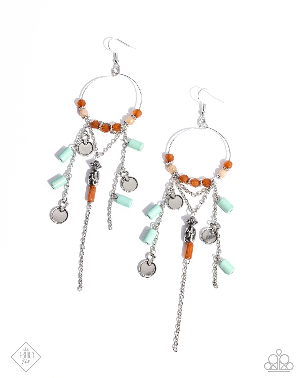 Commanding Cascade Blue Earrings