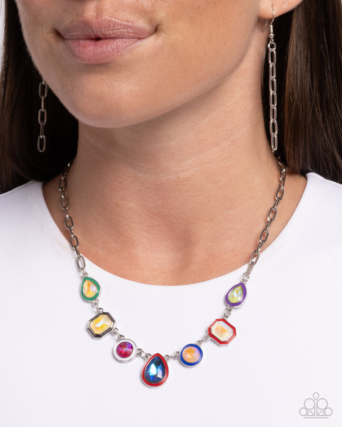 Classy Character Red Necklace