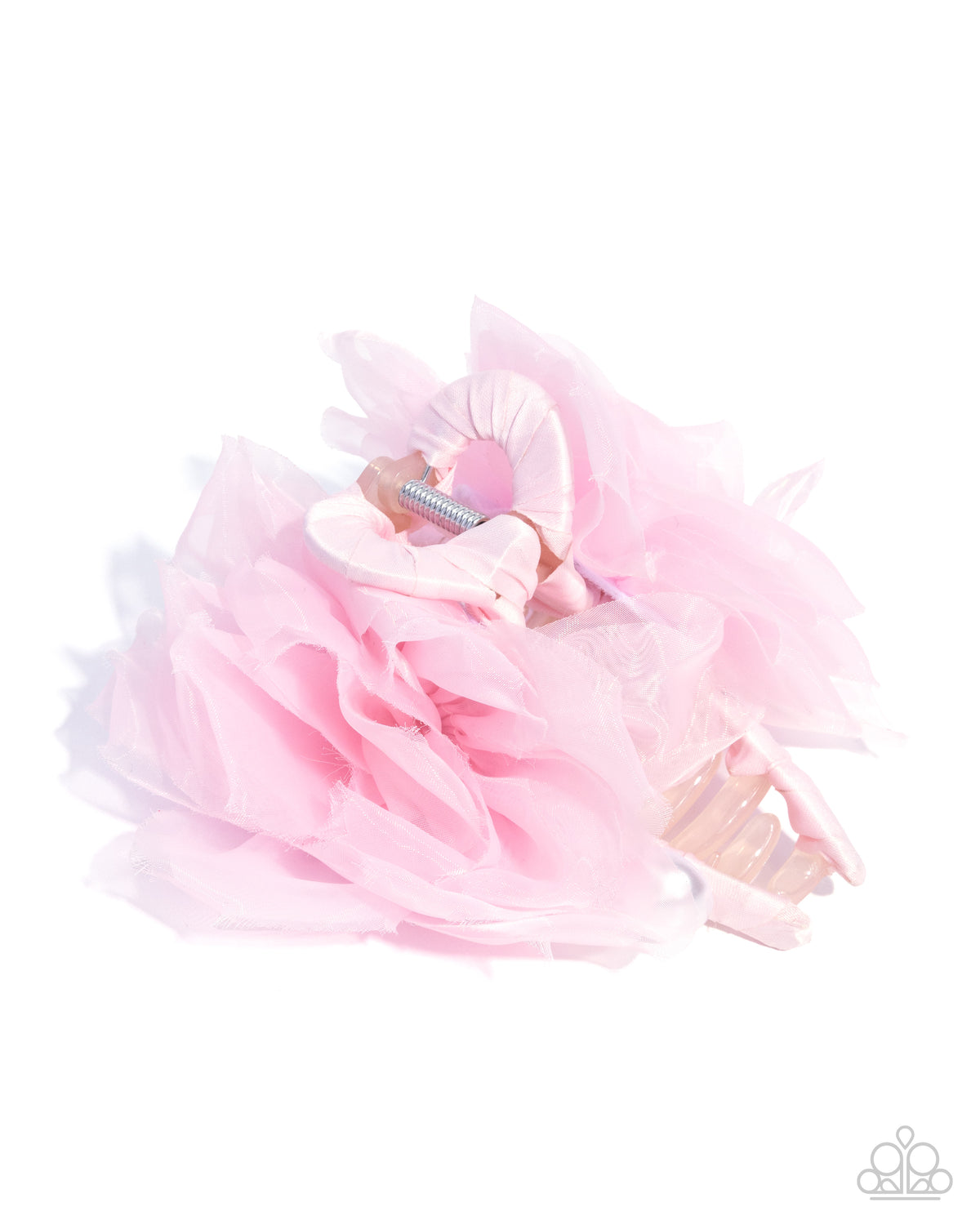 Adorable Applique Pink Hair Claw Clip