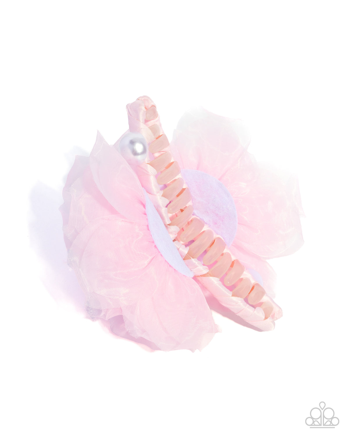 Adorable Applique Pink Hair Claw Clip