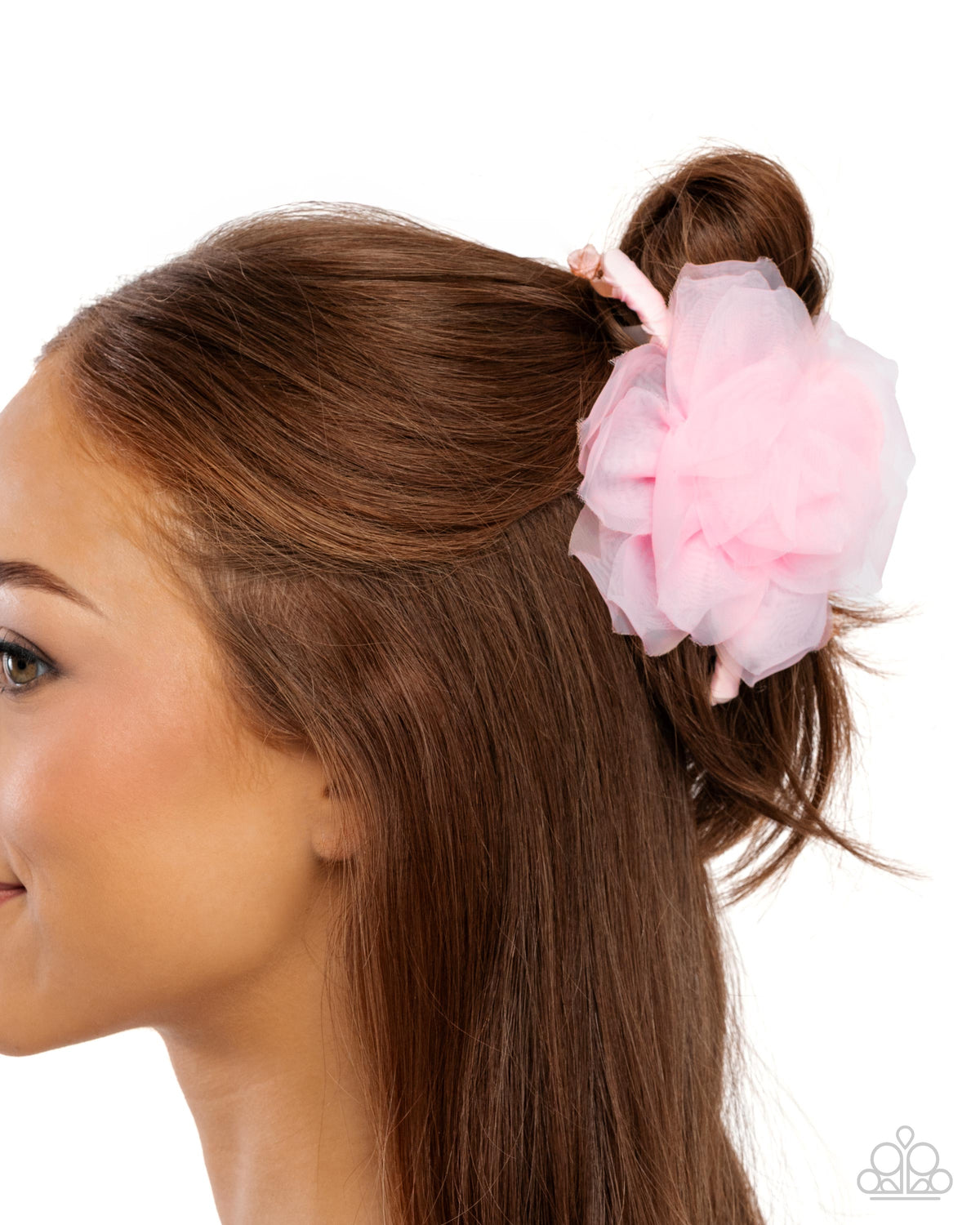 Adorable Applique Pink Hair Claw Clip