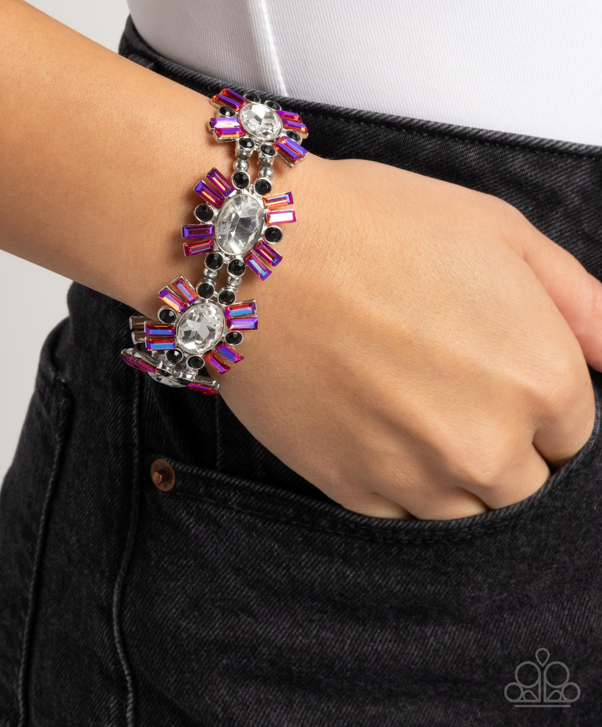 Bewildering Bling Multi Bracelet