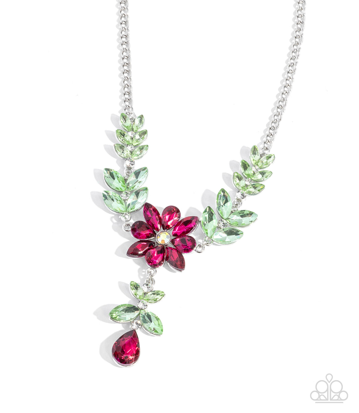 Bouquet Backdrop Pink Necklace