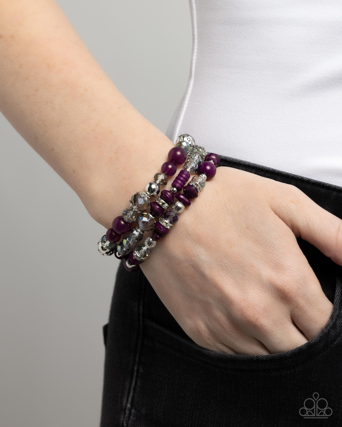 Complimentary Chic Purple Bracelet