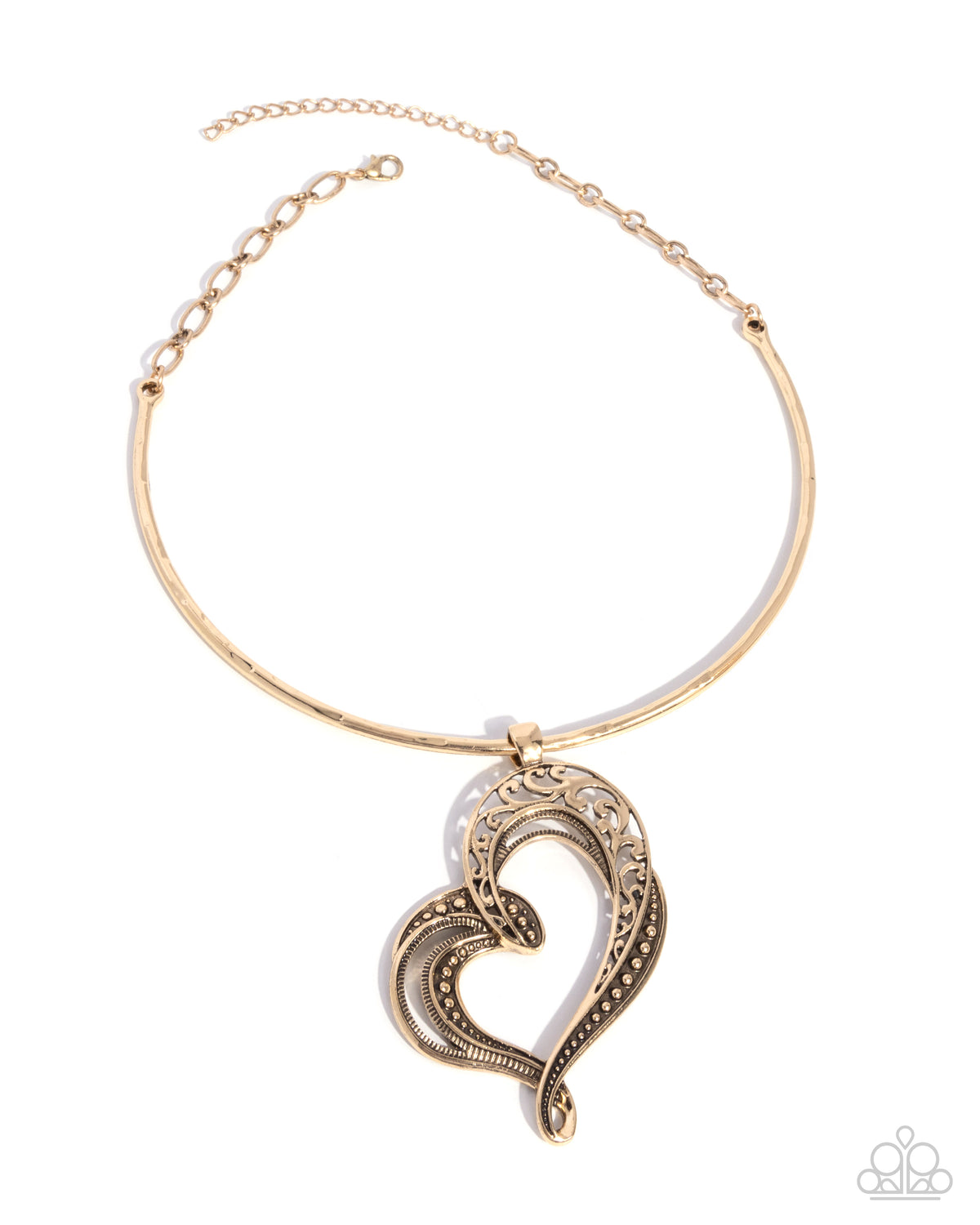 Concentric Courtship Gold Necklace