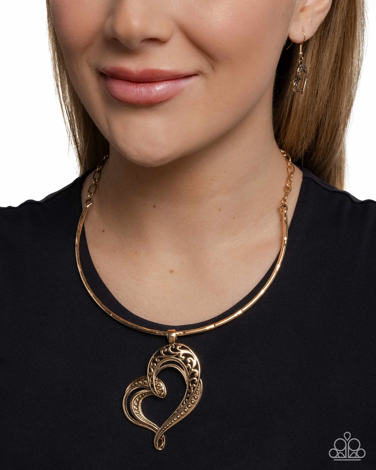 Concentric Courtship Gold Necklace