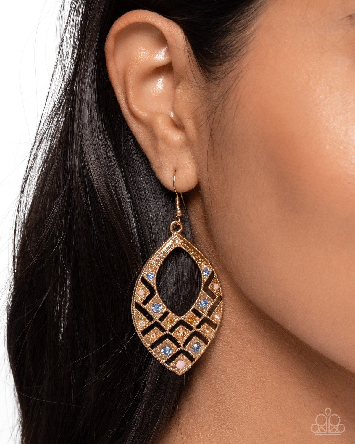 Glittery Gaze Multi Earrings