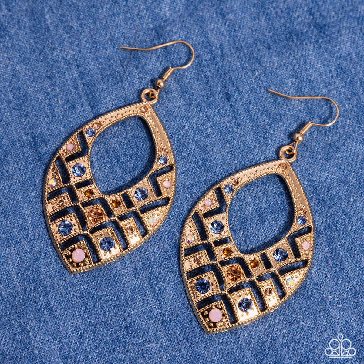 Glittery Gaze Multi Earrings
