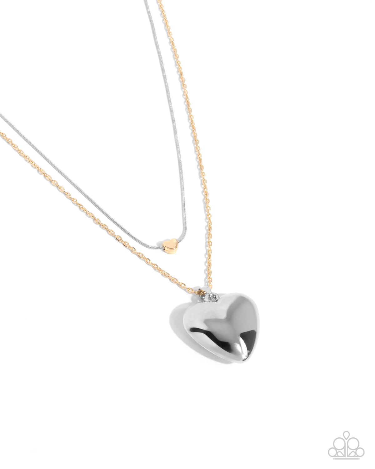 Halting Hearts Multi Necklace