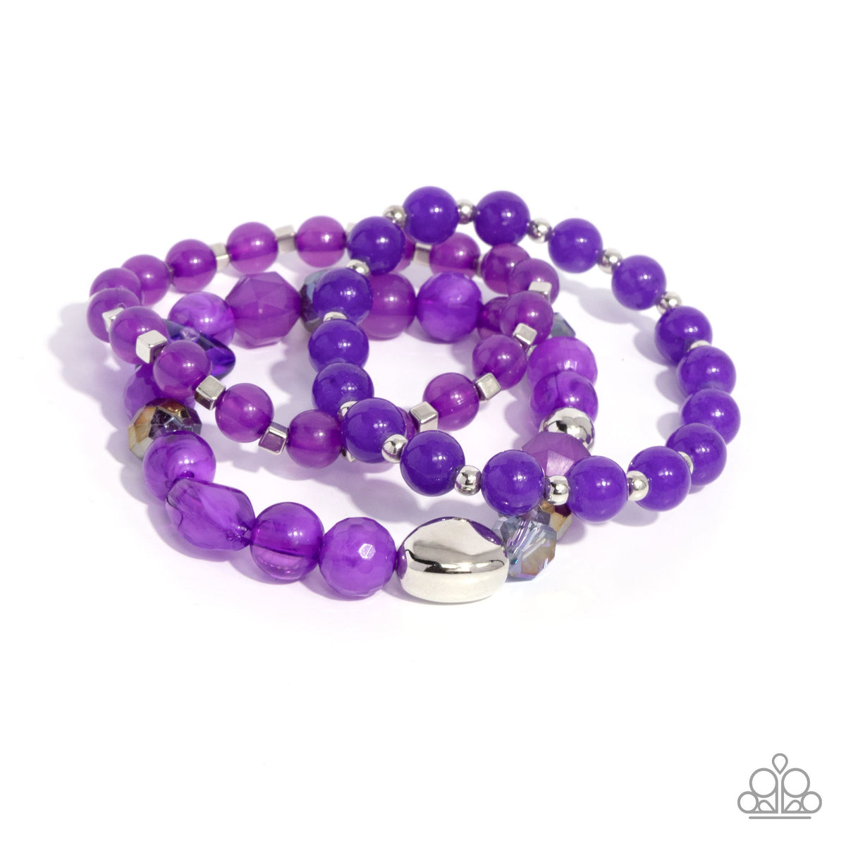 Breathtaking Beat Purple Bracelet