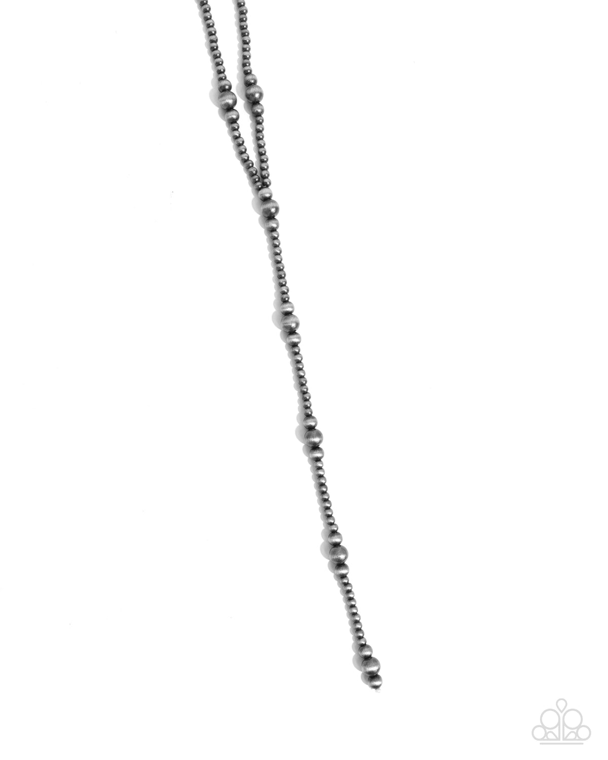 Elongated Element Silver Necklace