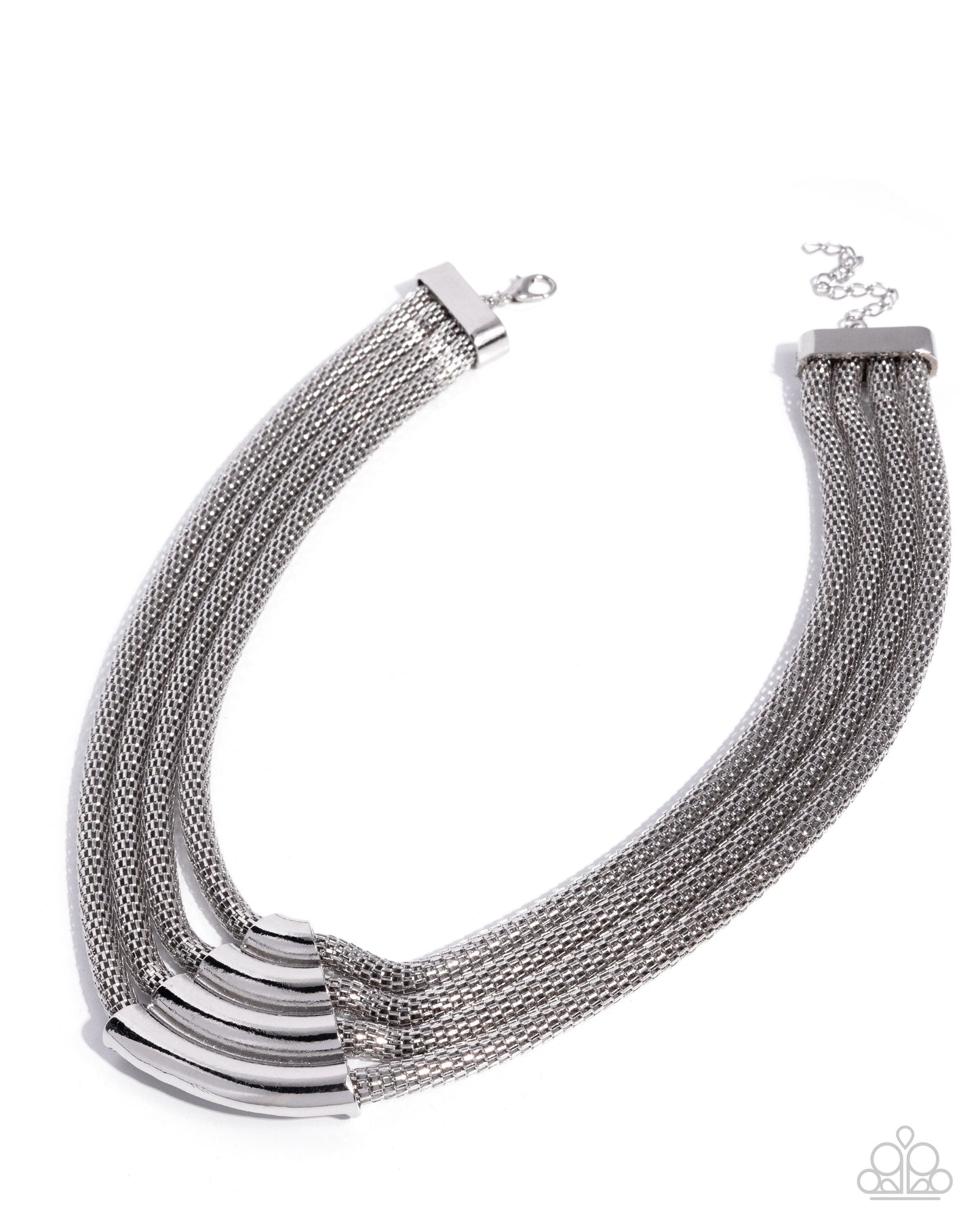 Get the MESH-age Silver Necklace
