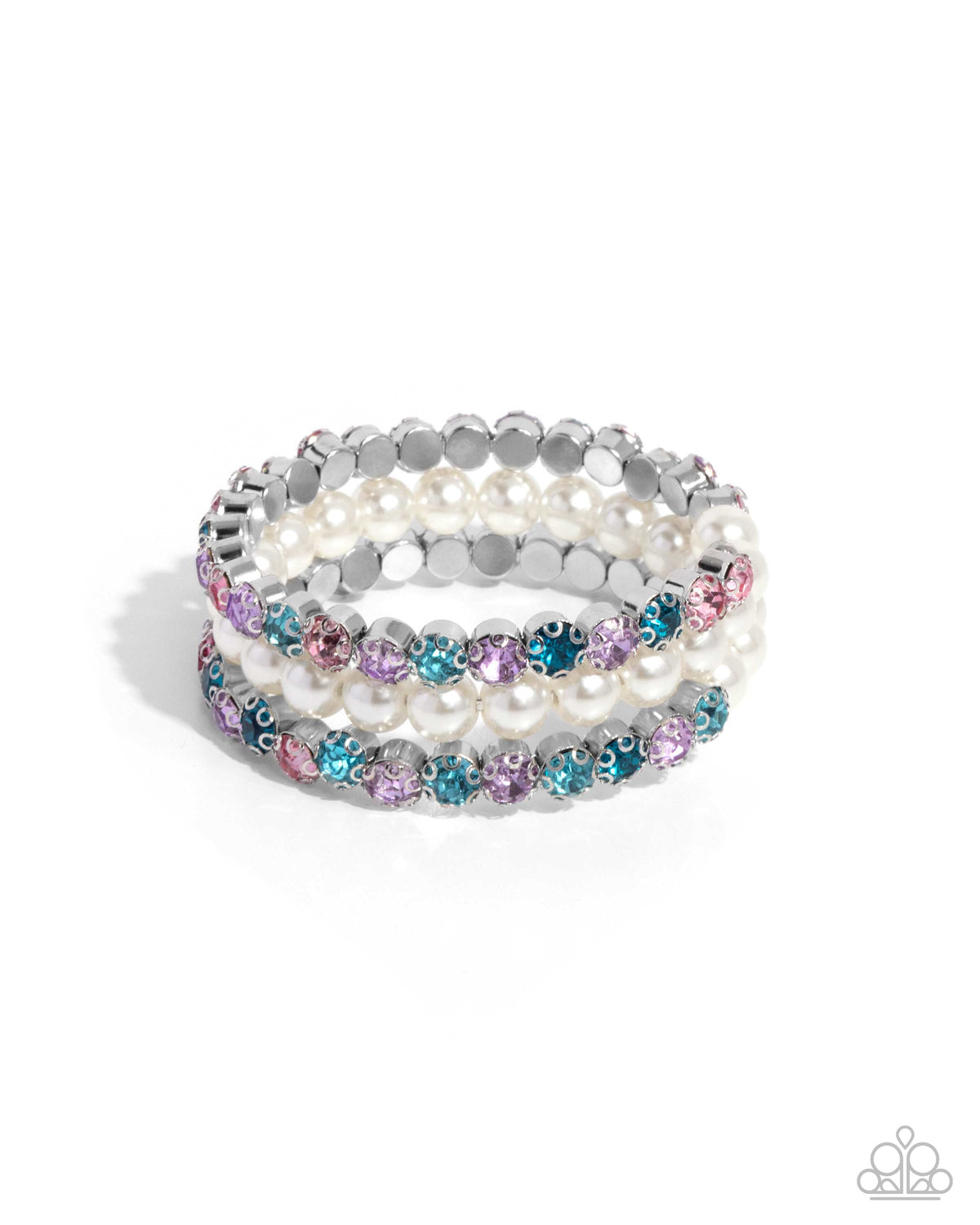Grandiose Glitz Multi Coil Bracelet