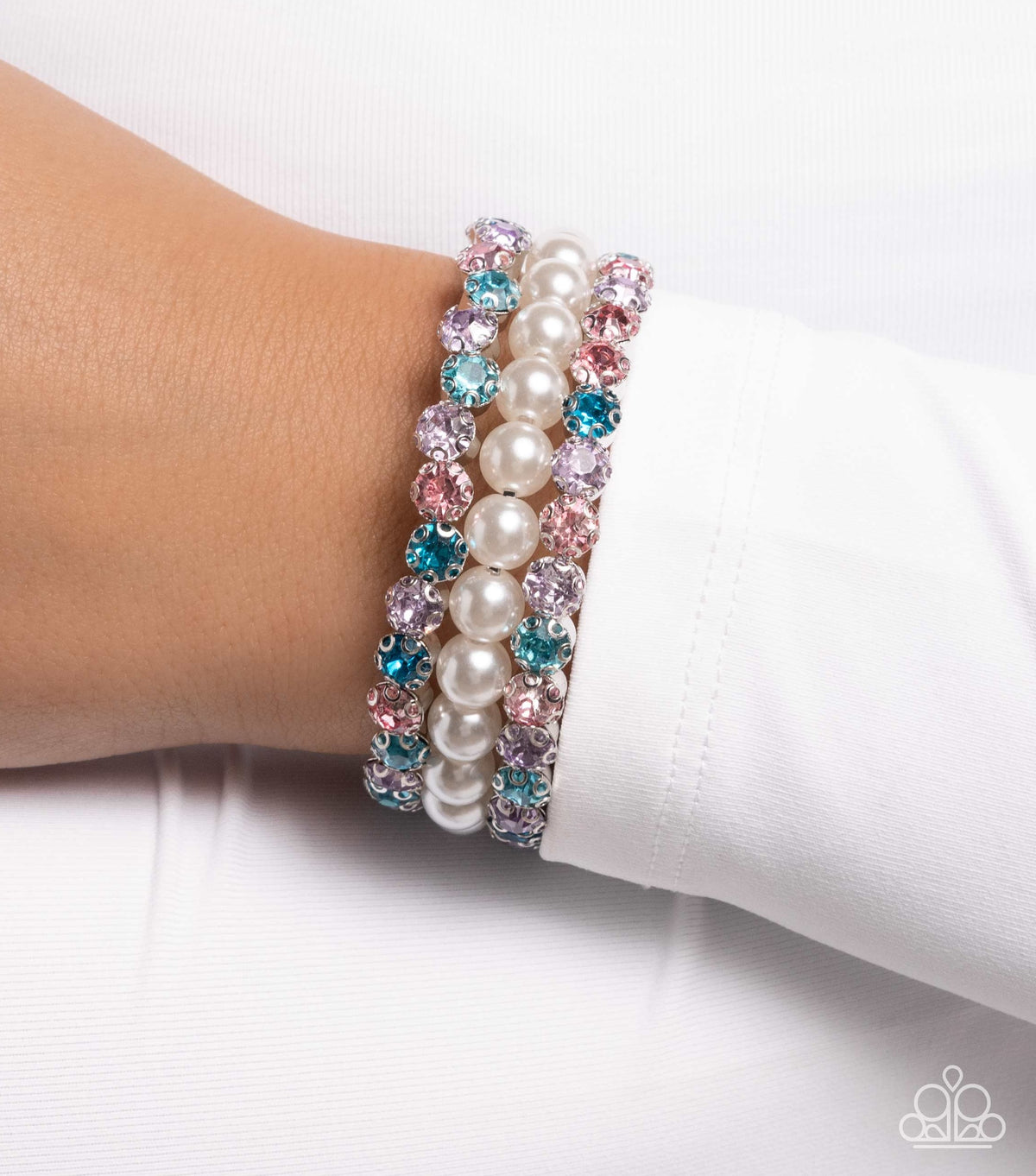 Grandiose Glitz Multi Coil Bracelet