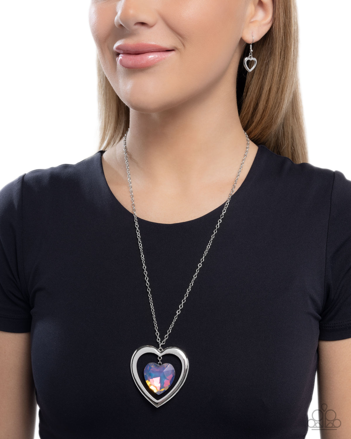 Heartfelt Hemisphere Silver Necklace