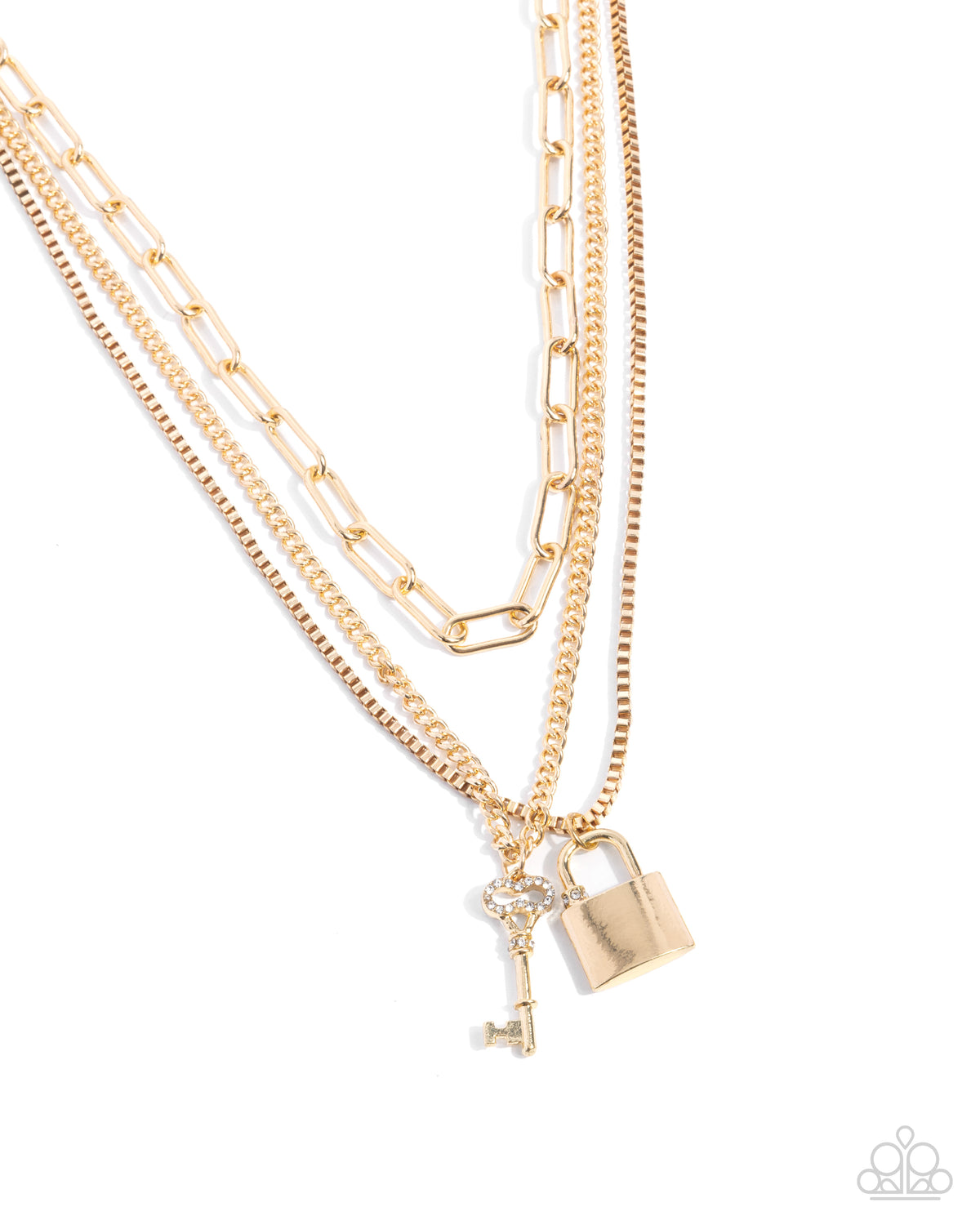 LOCKS of Luck Gold Necklace