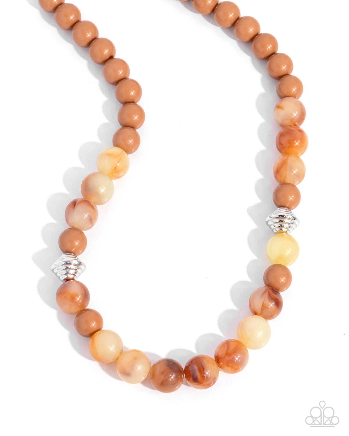 Showroom Swirl Orange Necklace