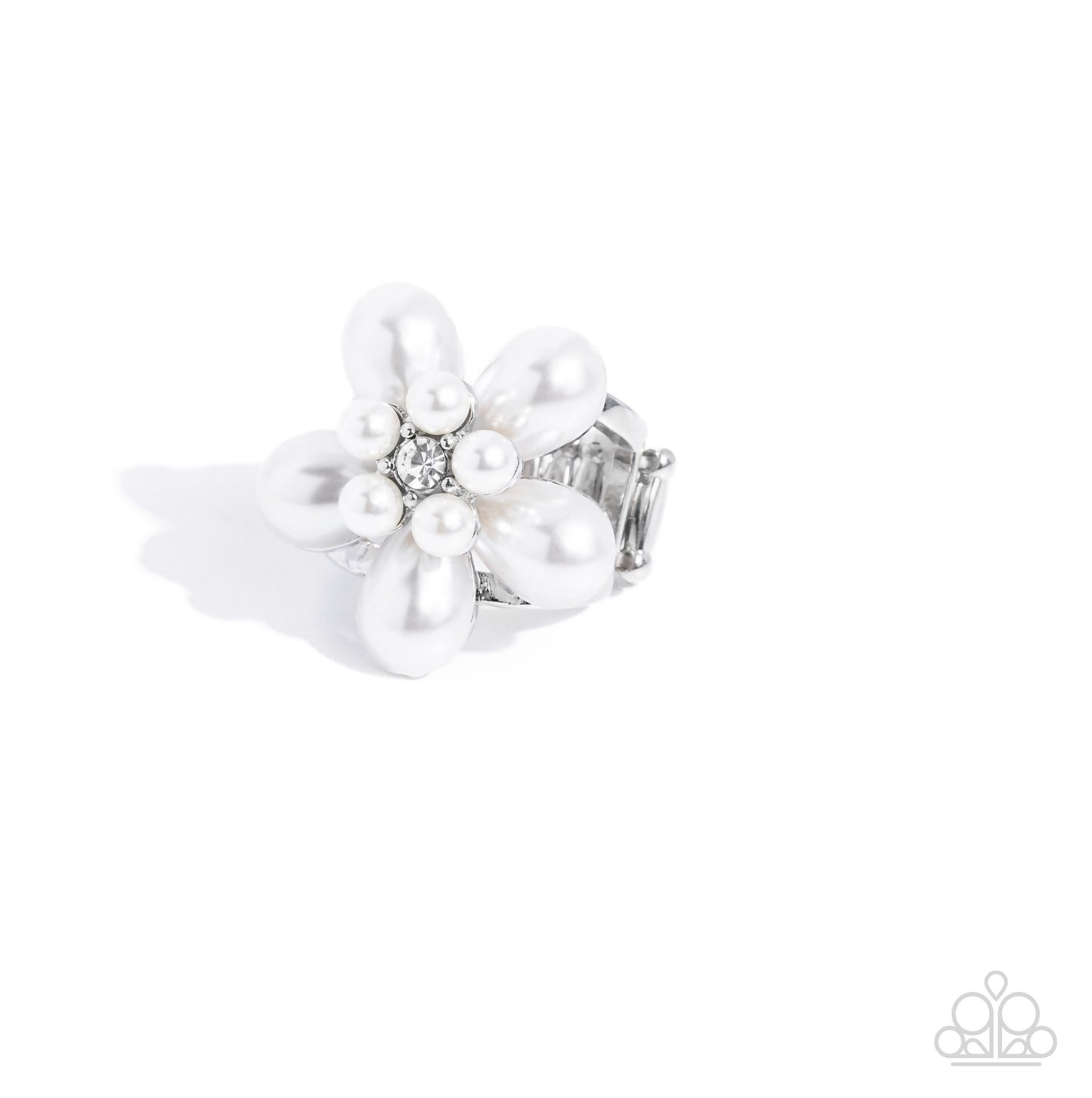 Showstopping Pearls White Ring