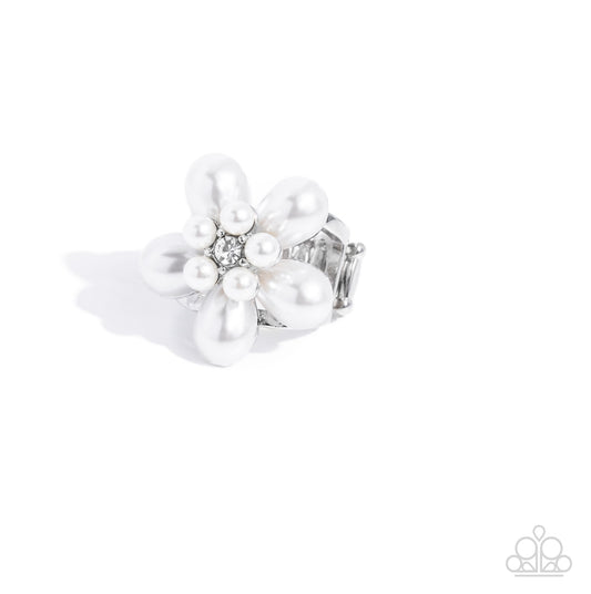 Showstopping Pearls White Ring