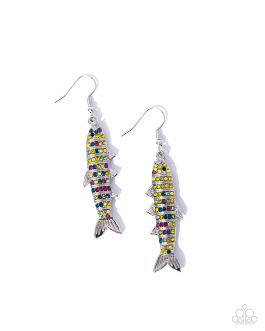 Sophisticated Sardine Multi Earrings