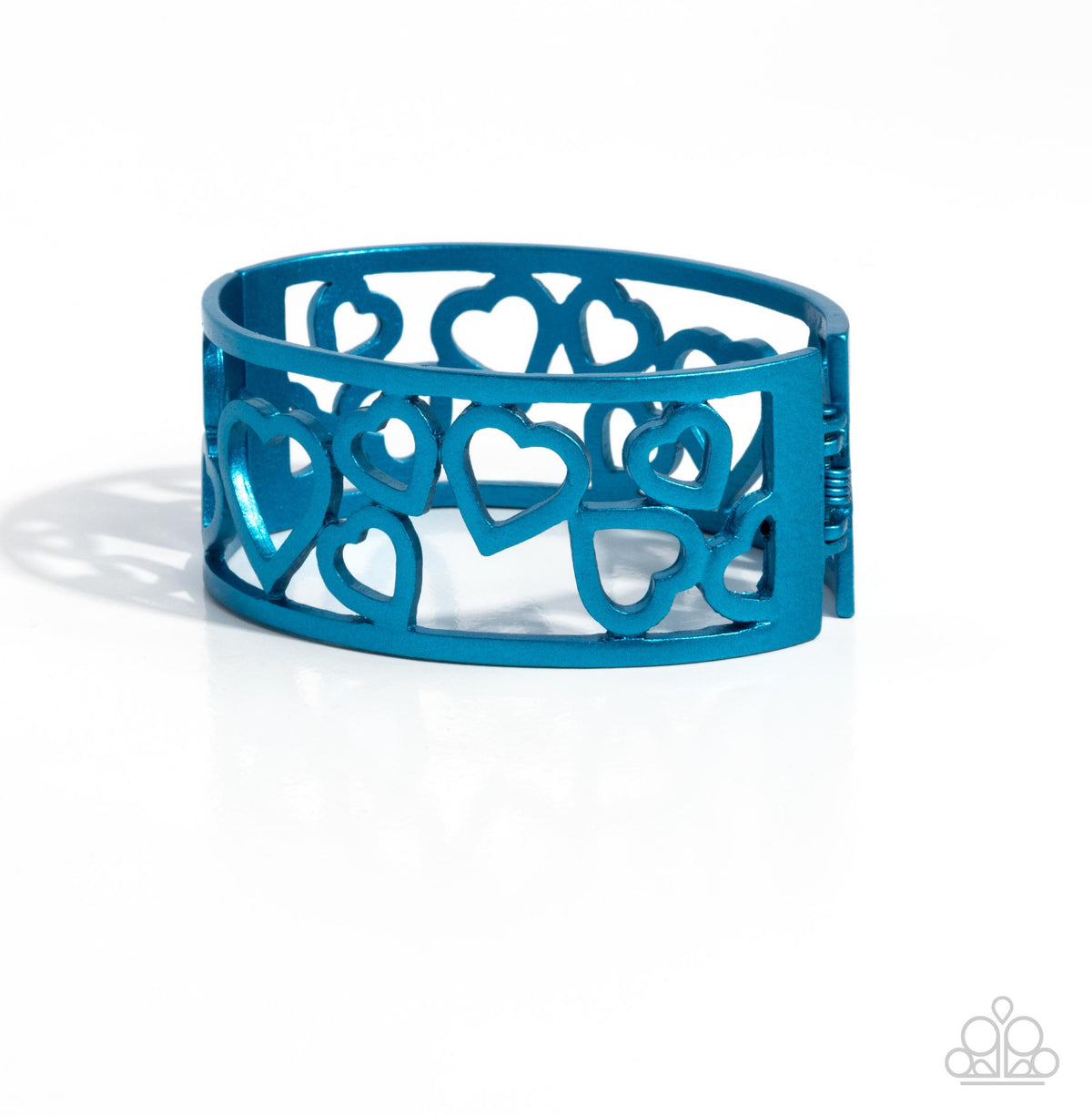 Steal Your Heart Blue Hinge Bracelet