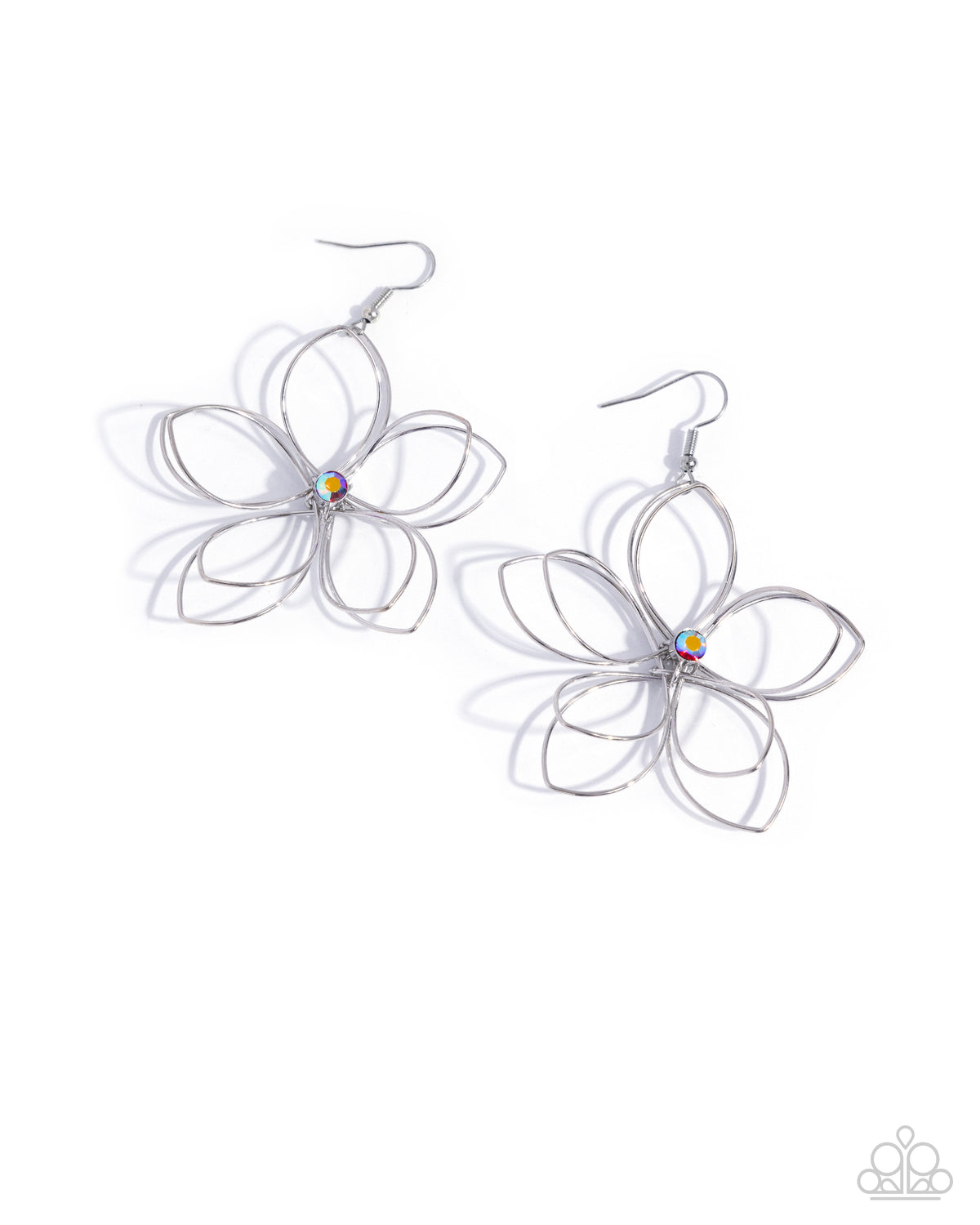 Wiry Whisper Red Earrings
