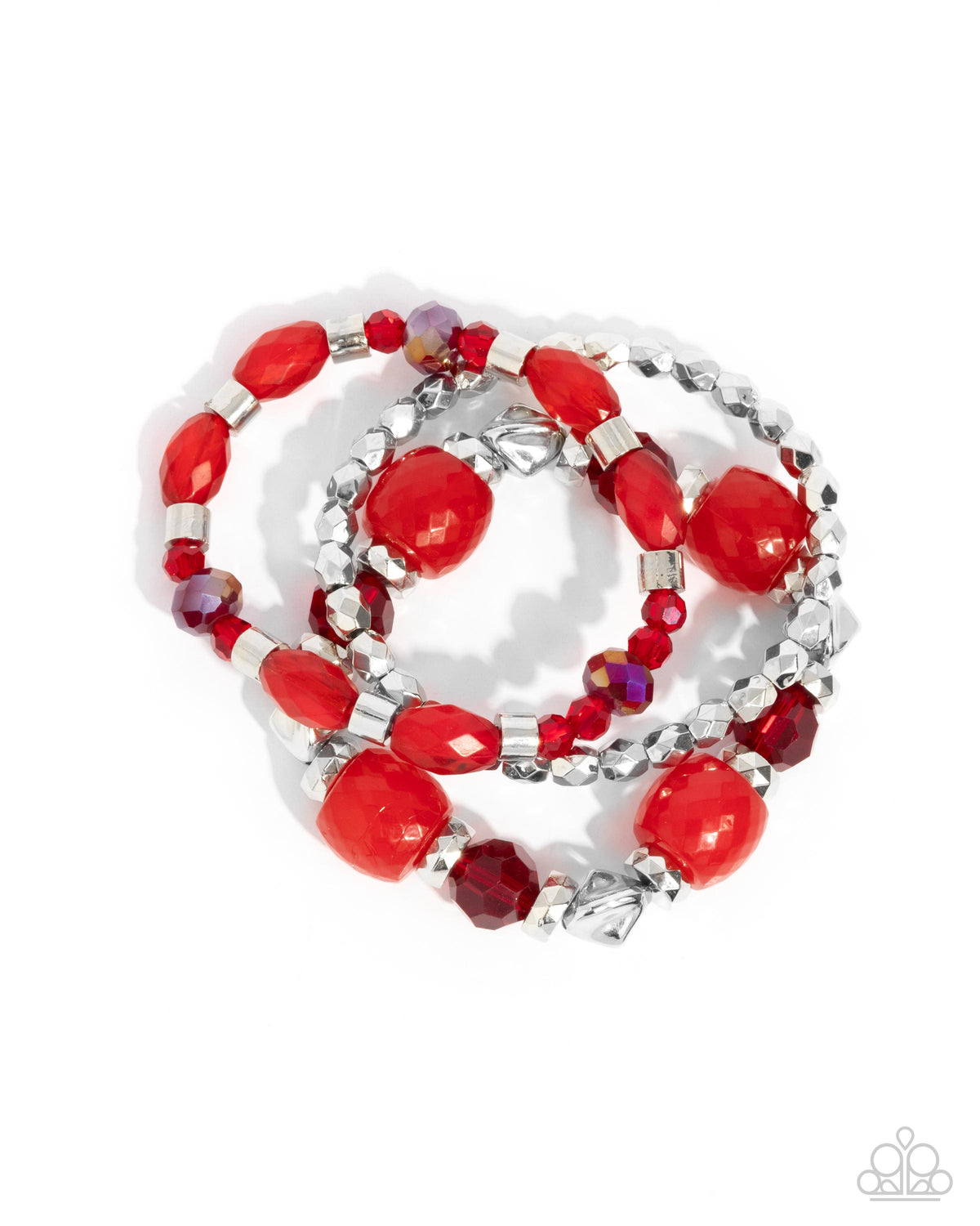 Defaced Dare Red Bracelet