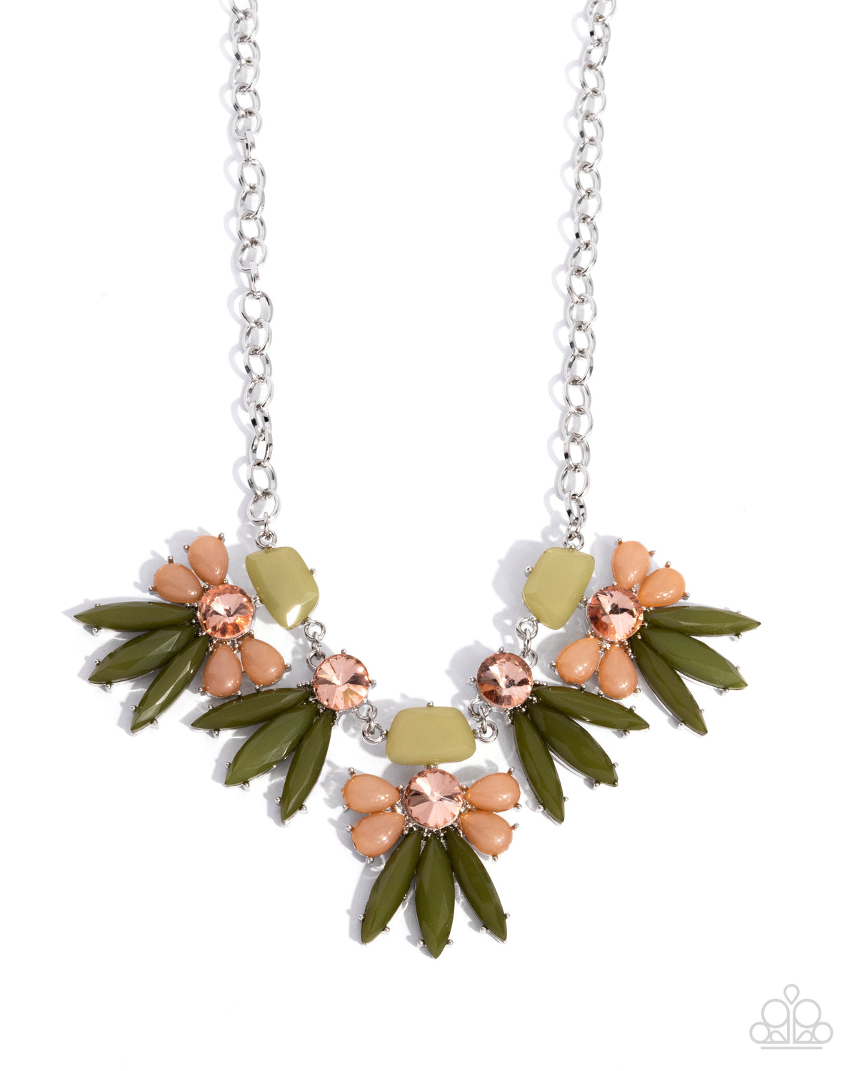 Folklore Flair Green Necklace