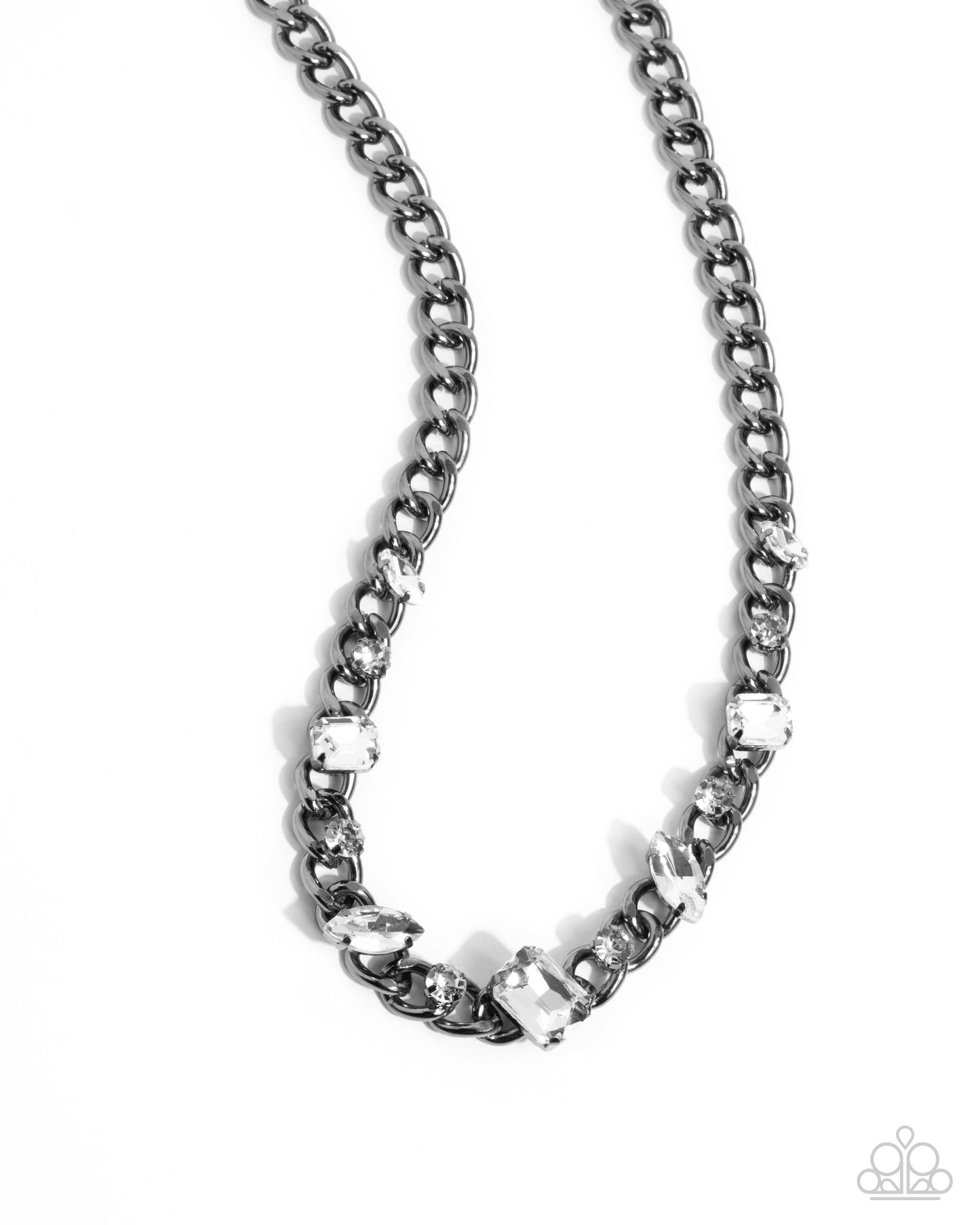 Pronged Perfection Black Necklace