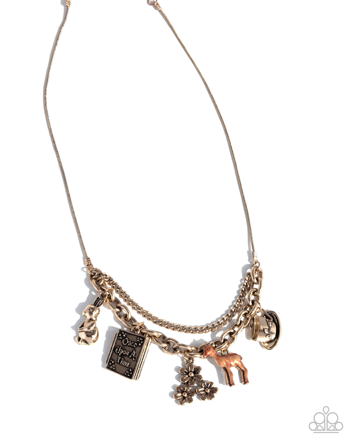 Storybook Setting Gold Necklace