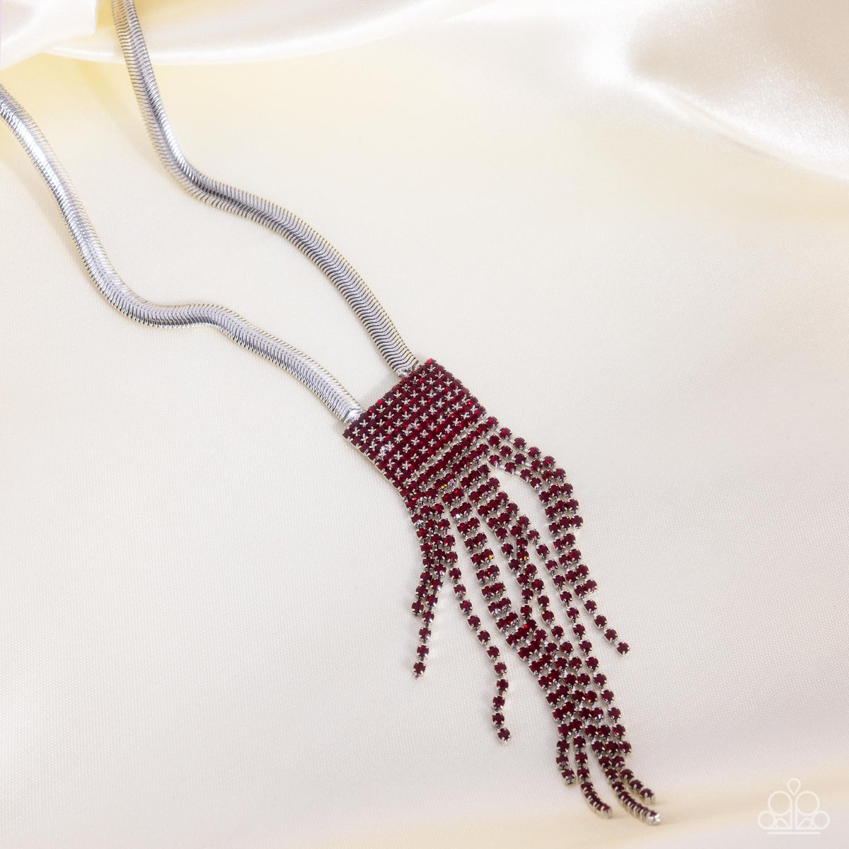 Straighten Up Red Necklace