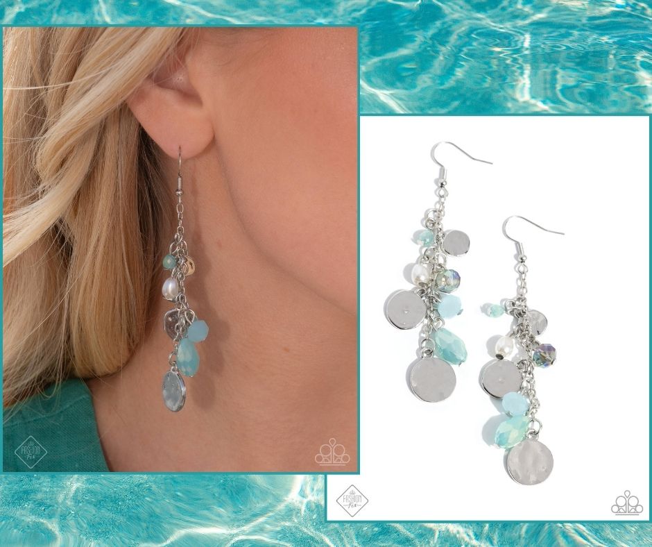 Refreshing Rapture Blue Earrings