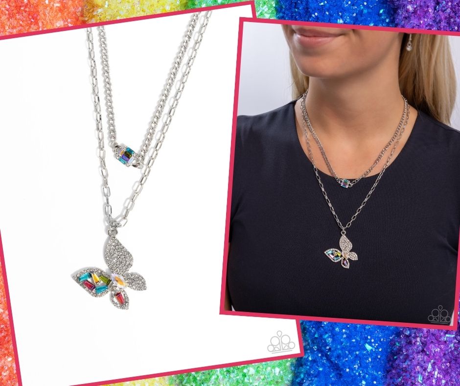 Hovering Headline Multi Necklace