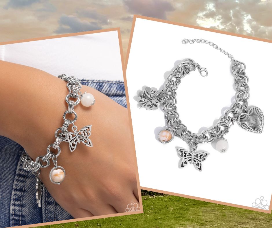 Folklore Frenzy White Bracelet