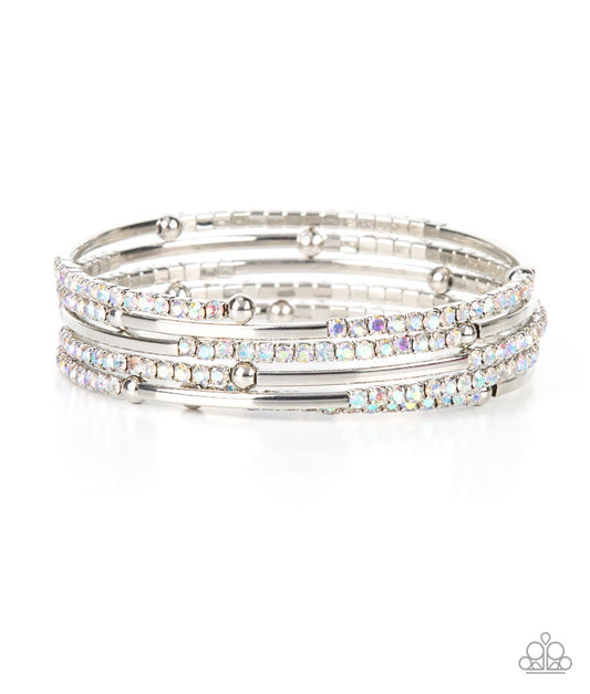 Camera Shy Simmer Multi Coil Bracelet