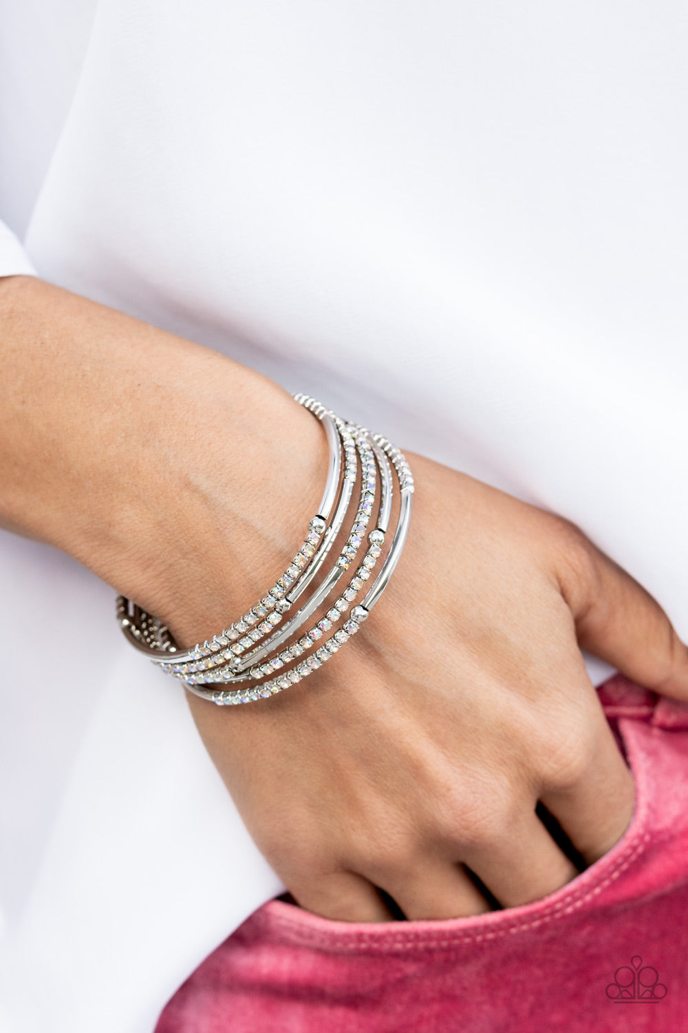 Camera Shy Simmer Multi Coil Bracelet