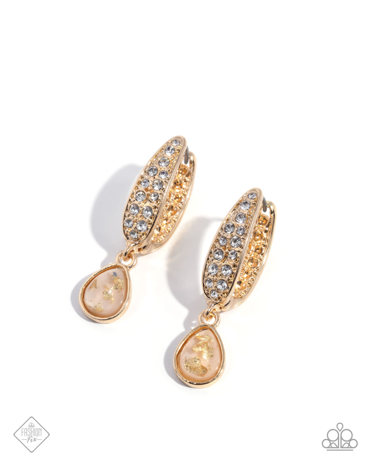 Cheerful Care Gold Hinge Hoops