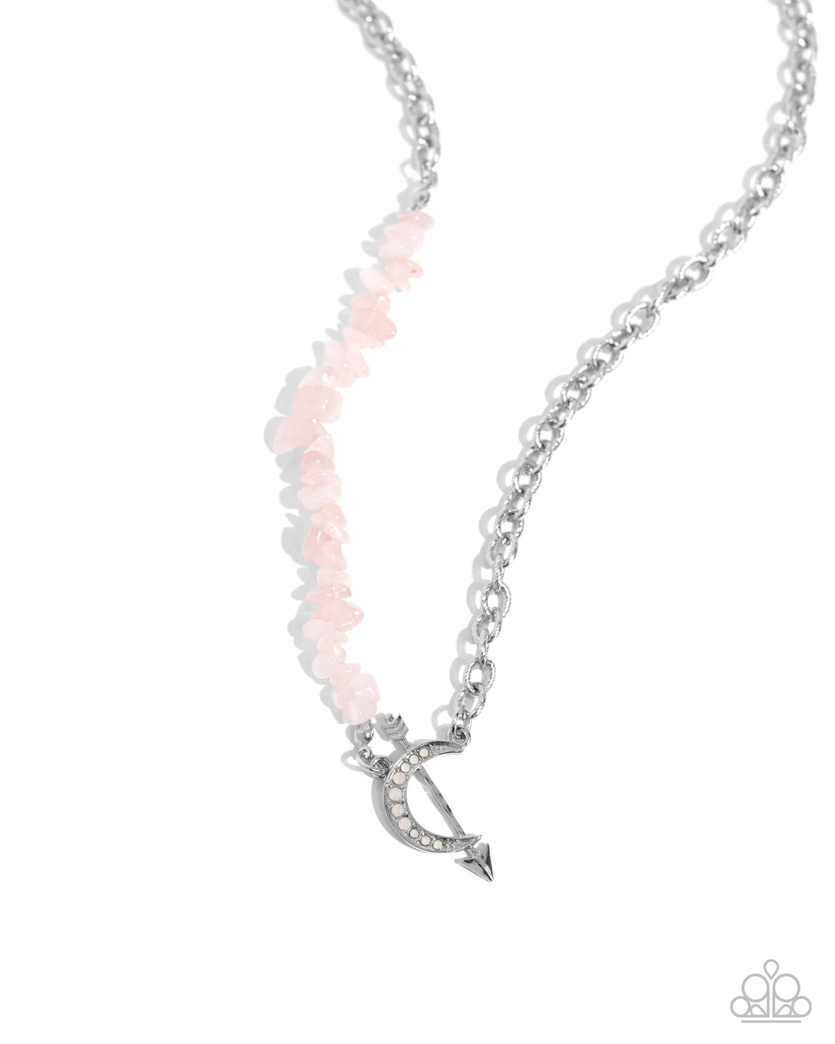 Chiseled Confidence Pink Necklace