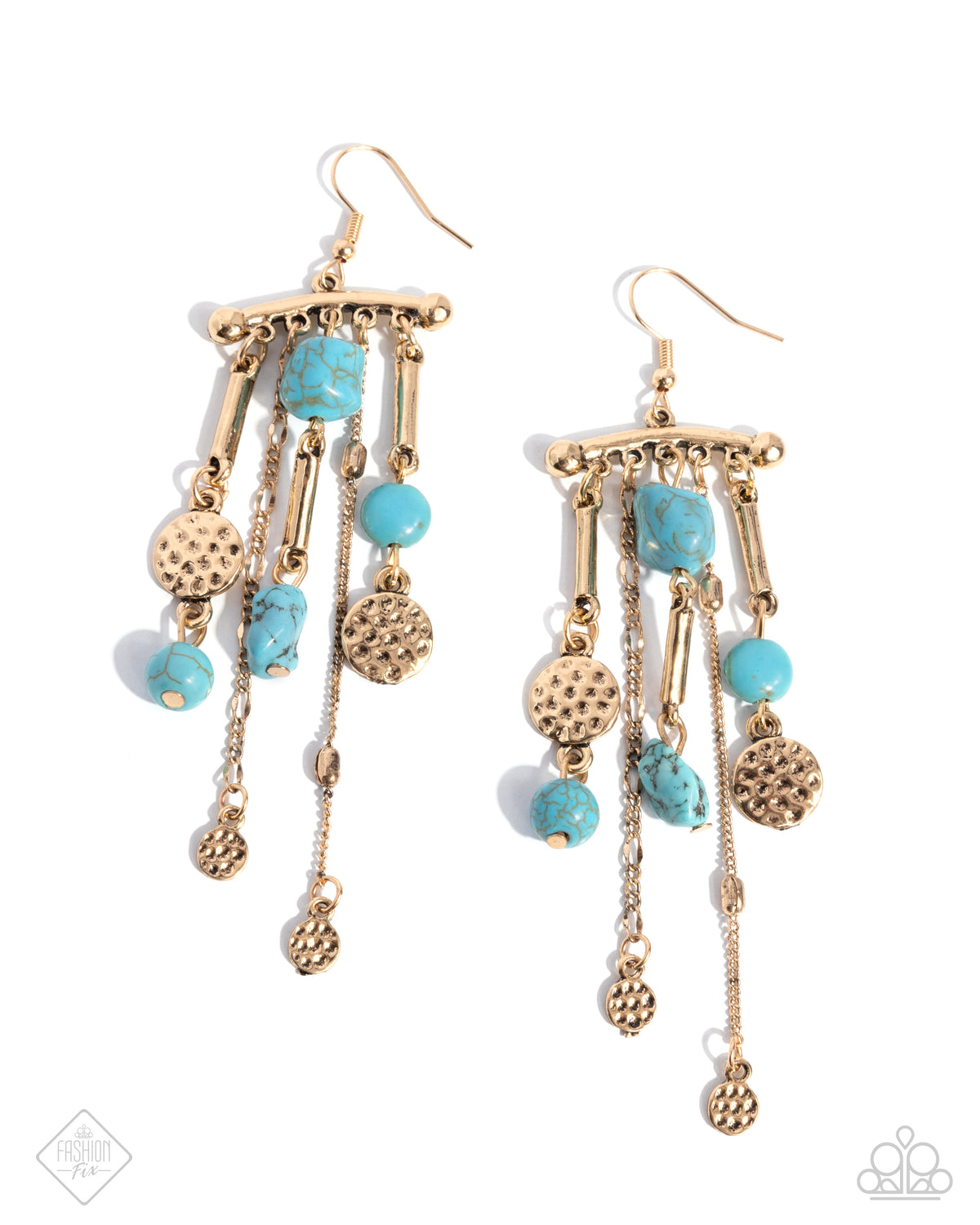 Coachella Cascade Blue Earrings