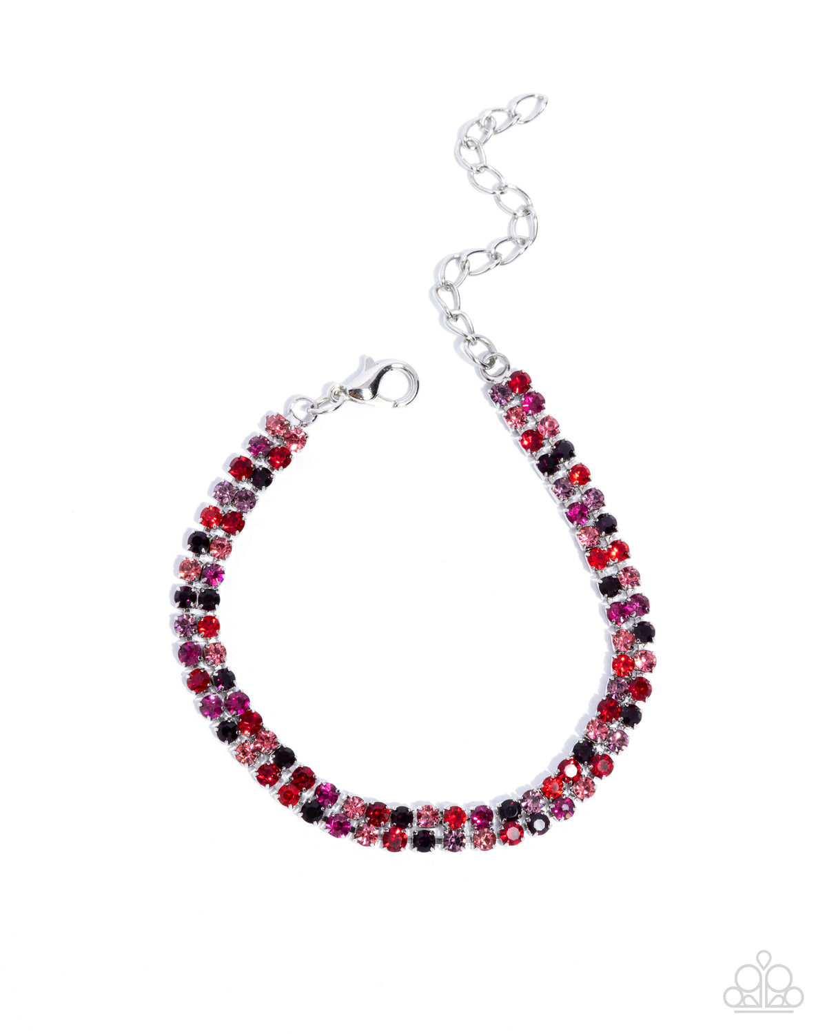 Thrilling Trio Red Bracelet