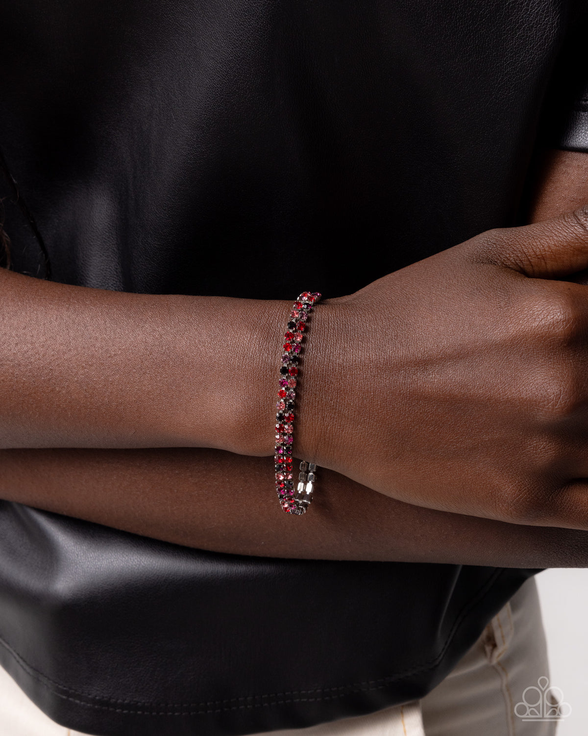 Thrilling Trio Red Bracelet
