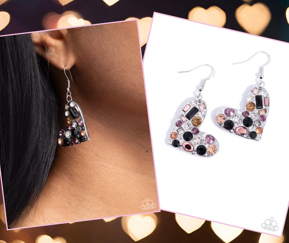 Tender Treasure Black Earrings