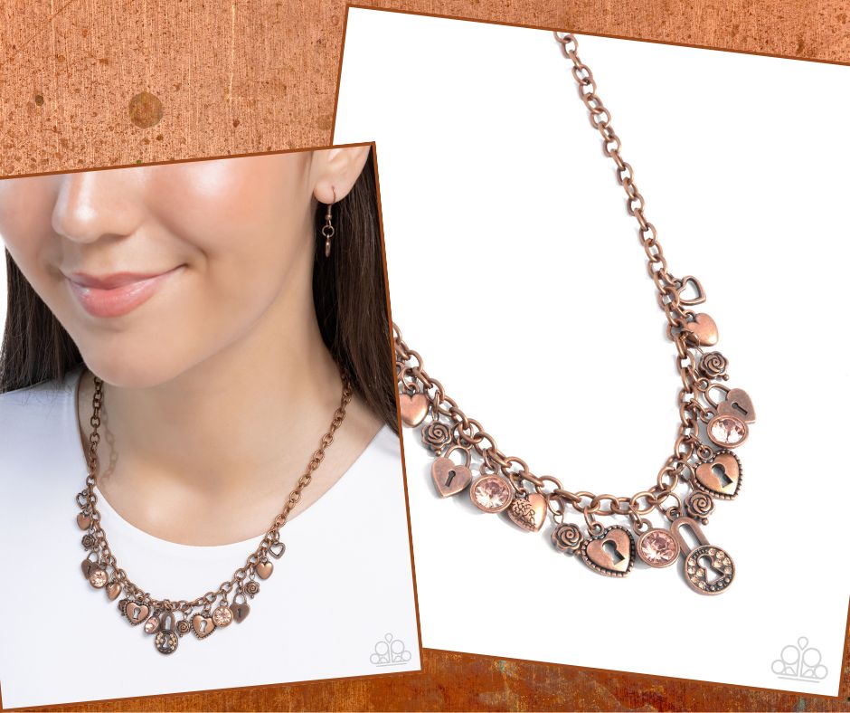 LOCKS of Love Copper Necklace