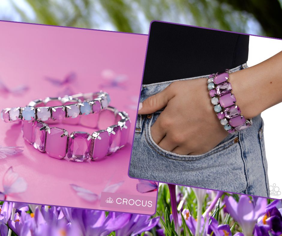 Mismatched Mood Purple Bracelet