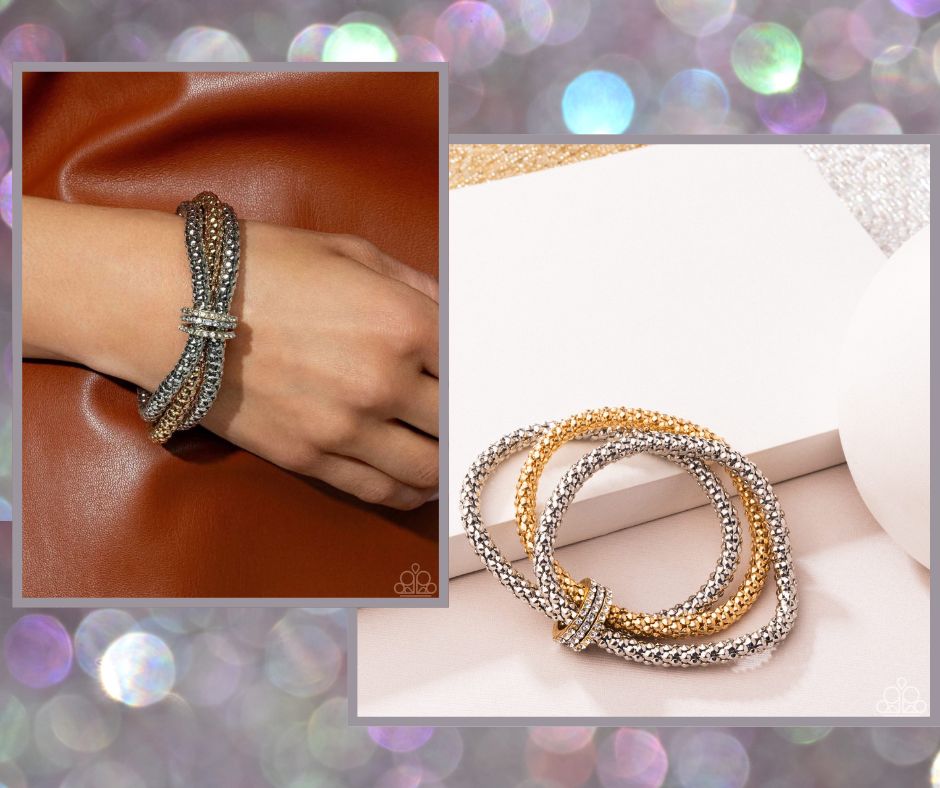 Faceted Facade Multi Bracelet