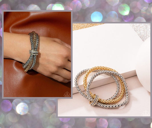 Faceted Facade Multi Bracelet