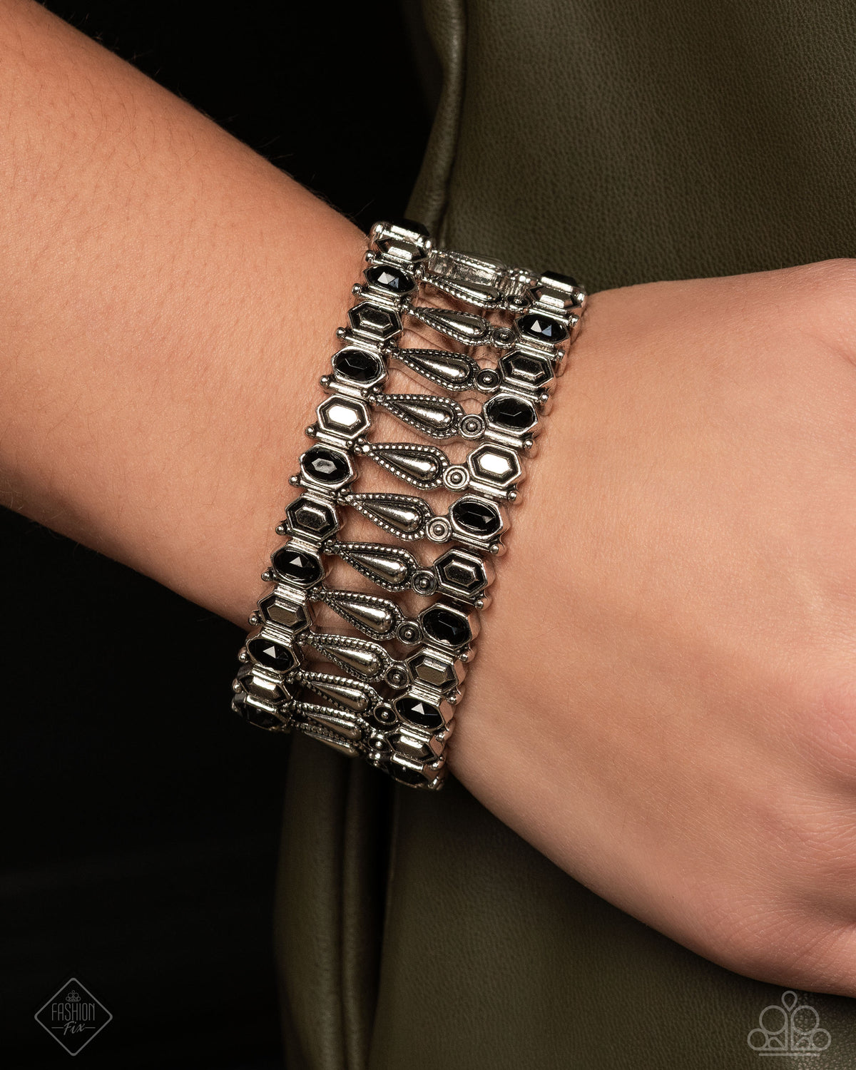 Festival Fencing Black Bracelet