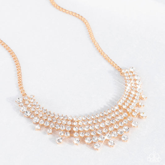 Shimmering Song Gold Necklace