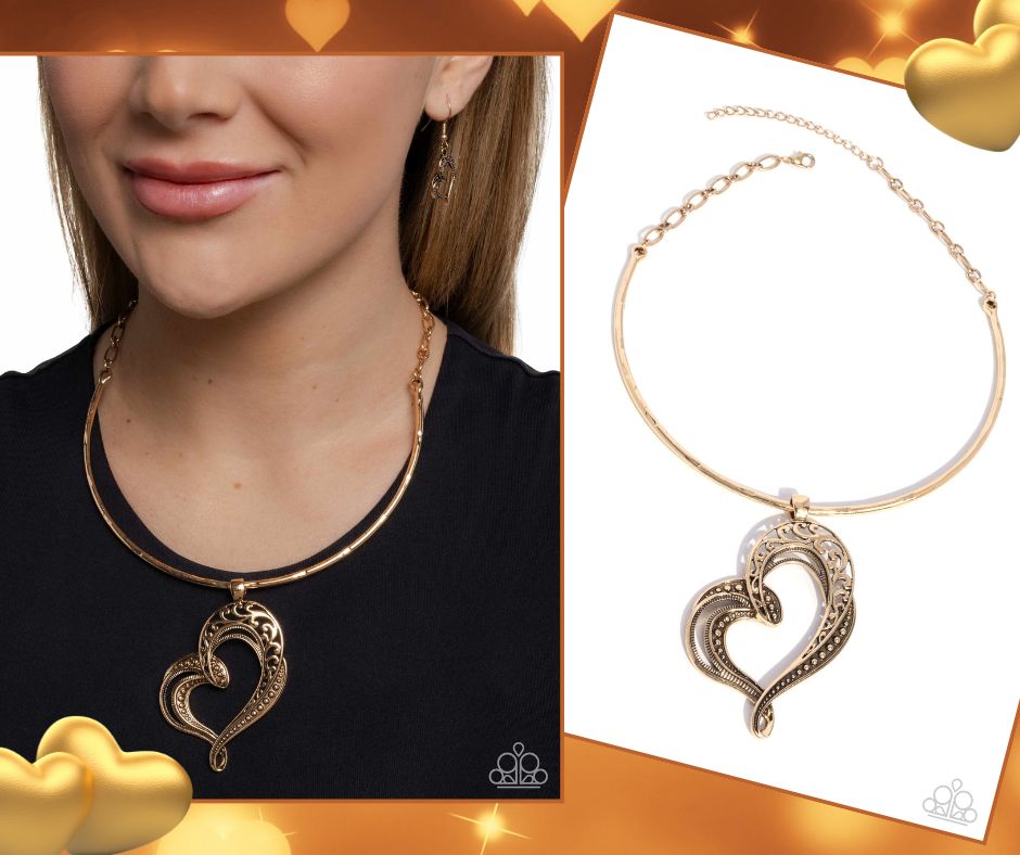 Concentric Courtship Gold Necklace